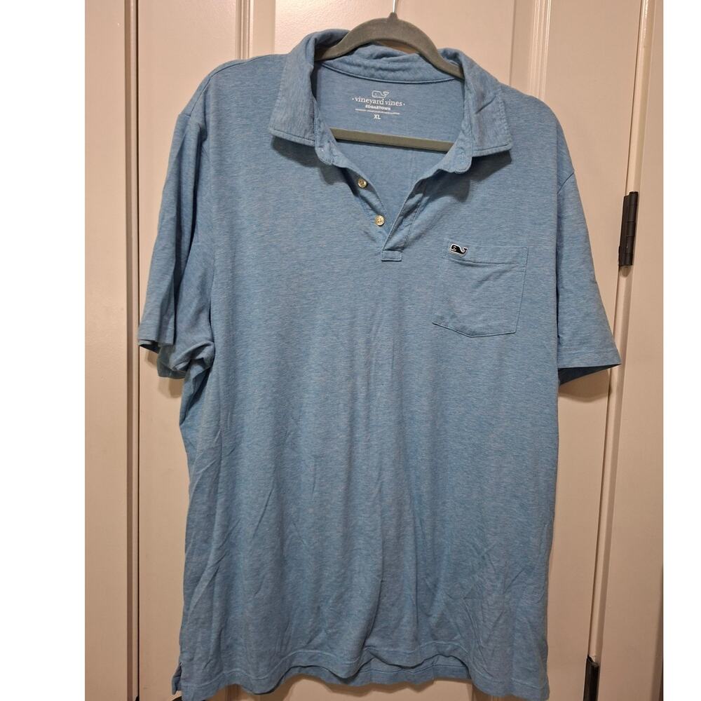 Vineyard Vines Mens Polo Shirt Edgartown Blue XL